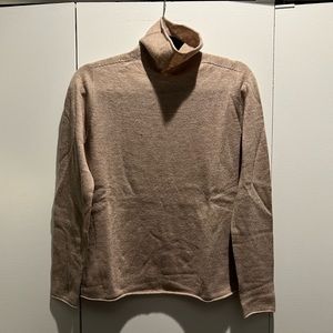 Hirsch & Timber Camel Beige Turtleneck Sweater